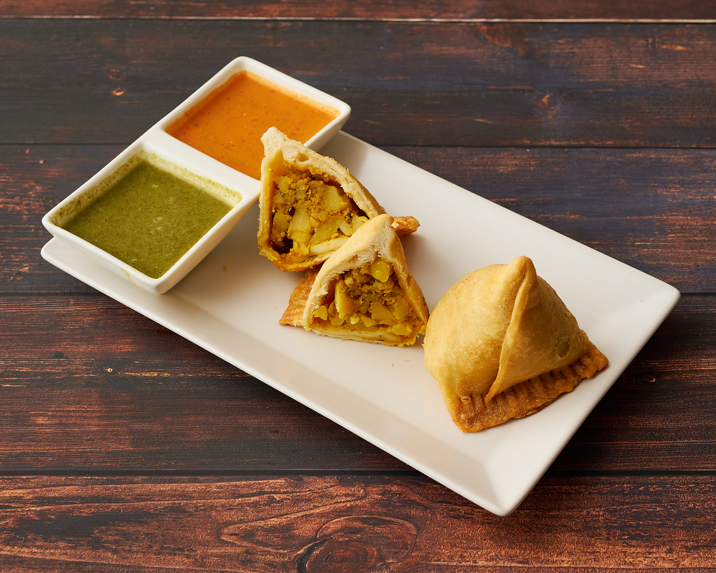 10 Veg. Samosa (2 Stück)